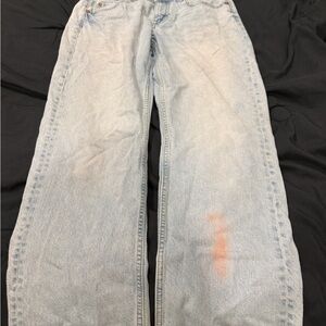 Aeropostale Light Wash Women's Jeans with Faded Look